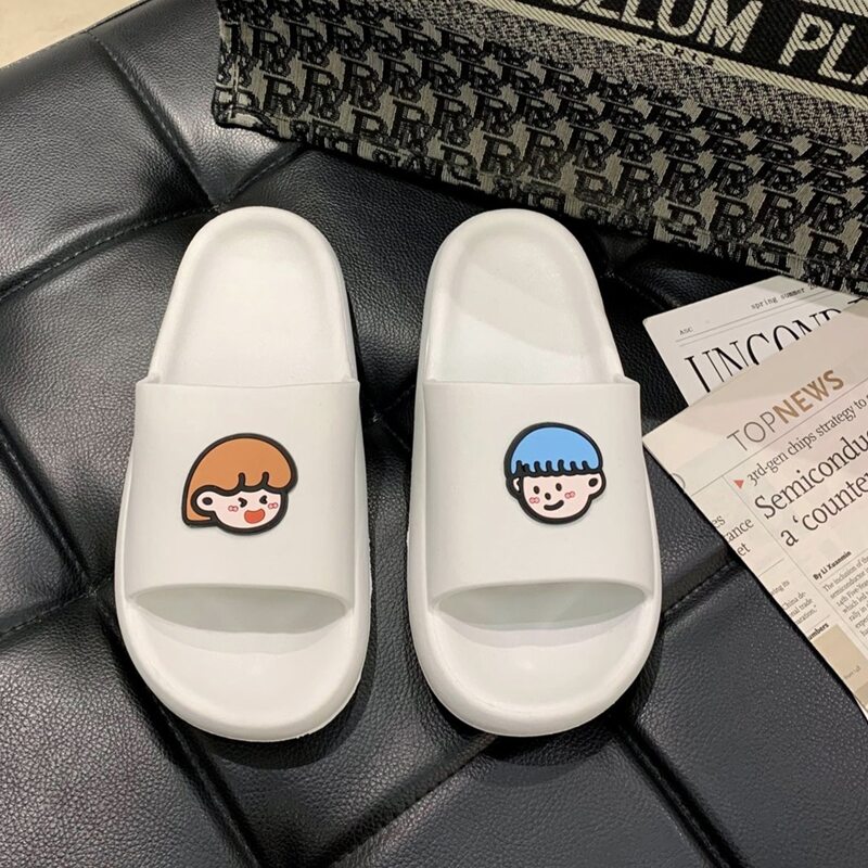 

Cartoon Figure Slides, White