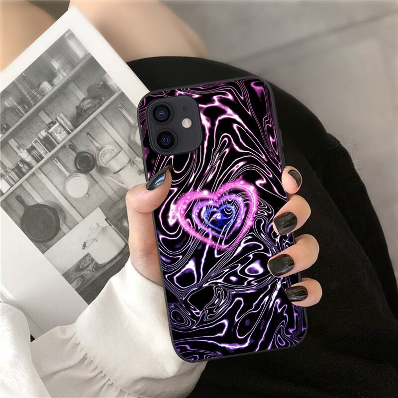 

Heart Pattern Phone Case, Multicolor