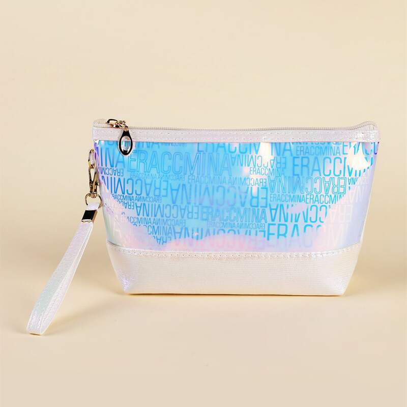 

Laser Zipper Makeup Bag, Beige