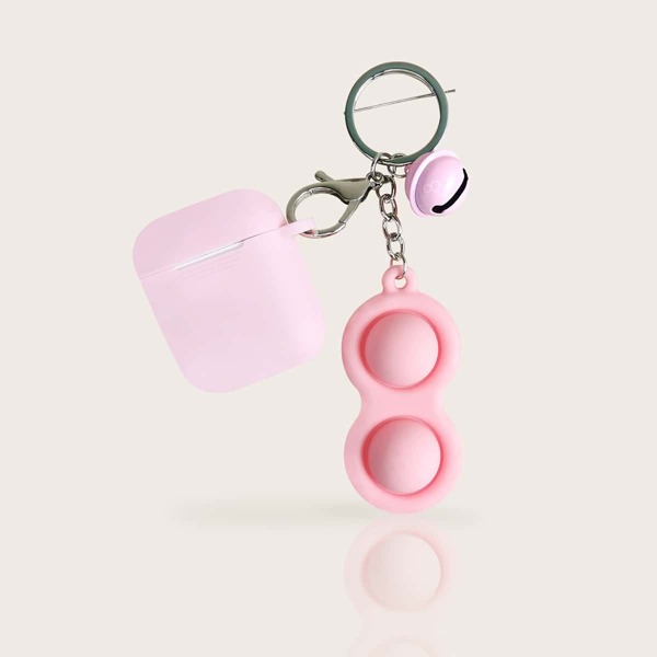 

Силиконовый чехол для Airpods, Розовые