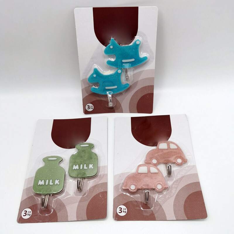 

2pcs Random Wall Hook, Multicolor