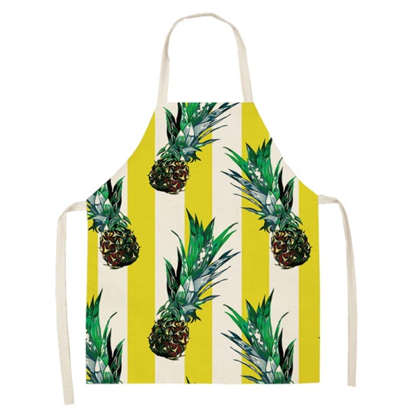 

Pineapple Print Apron, Multicolor
