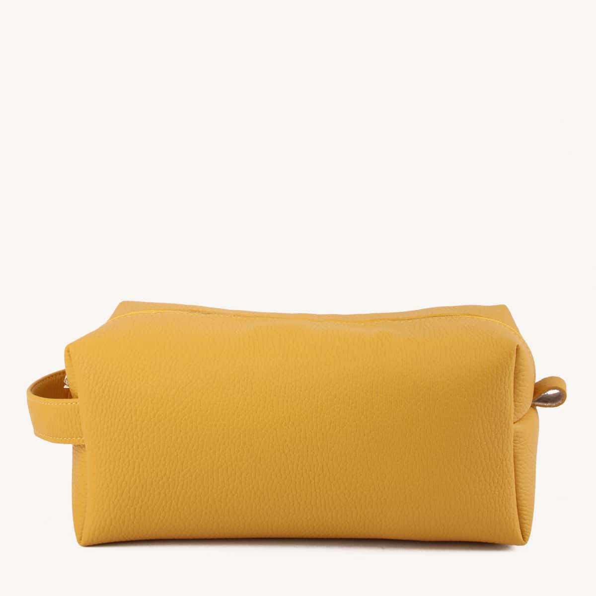 

Solid Square Makeup Bag, Yellow
