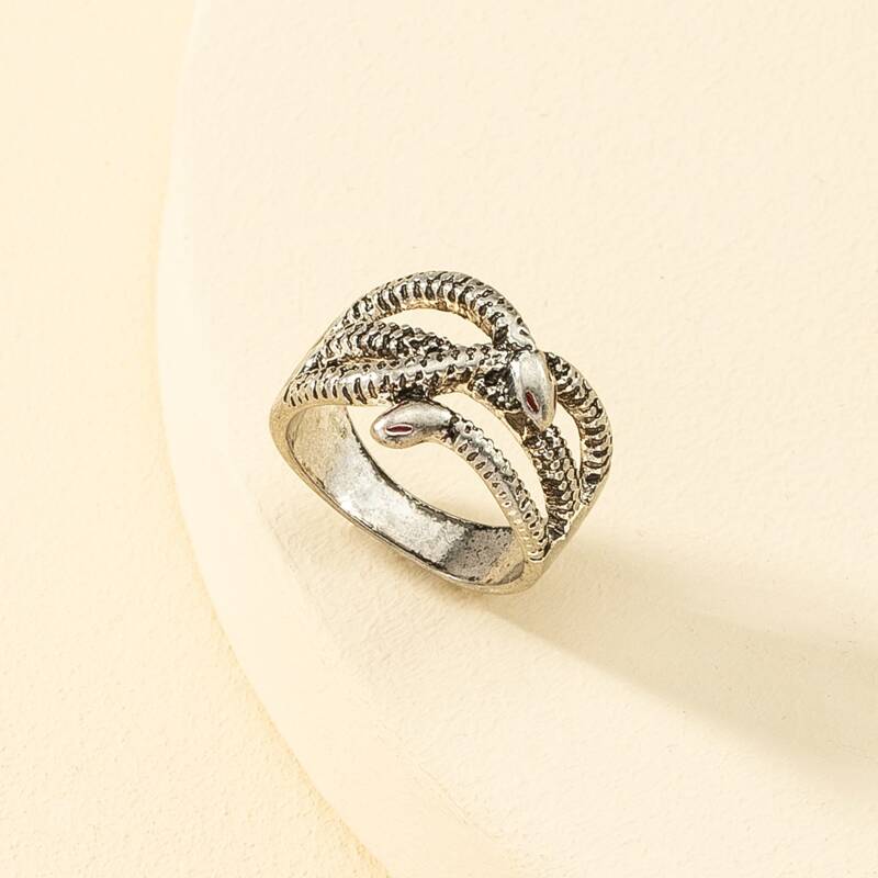 

Snake Design Ring, Antique silver