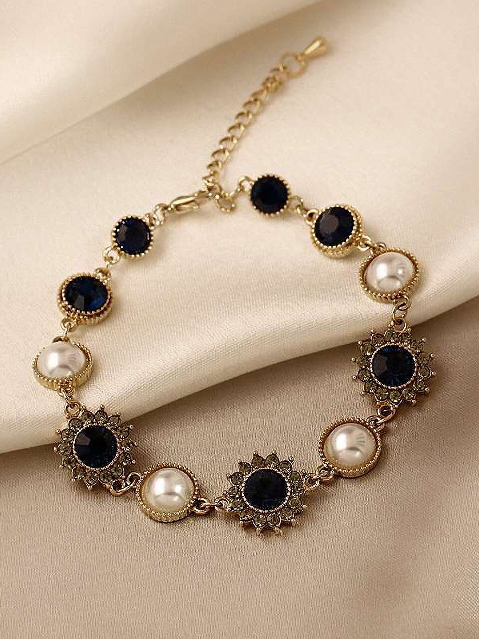 Andkiss Faux Pearl Decor Bracelet