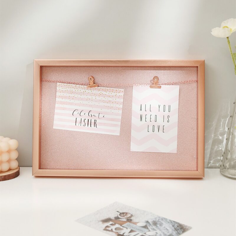 

1pc Display Photo Frame, Rose gold