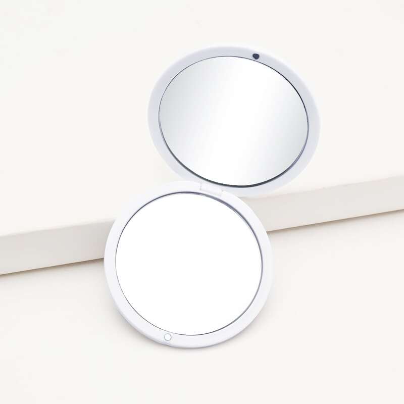 

Foldable Makeup Mirror, White