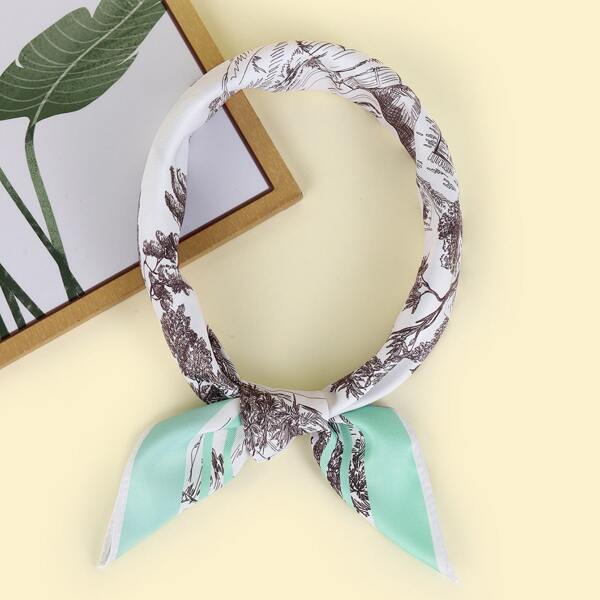 

Tree Print Bandana, Multicolor