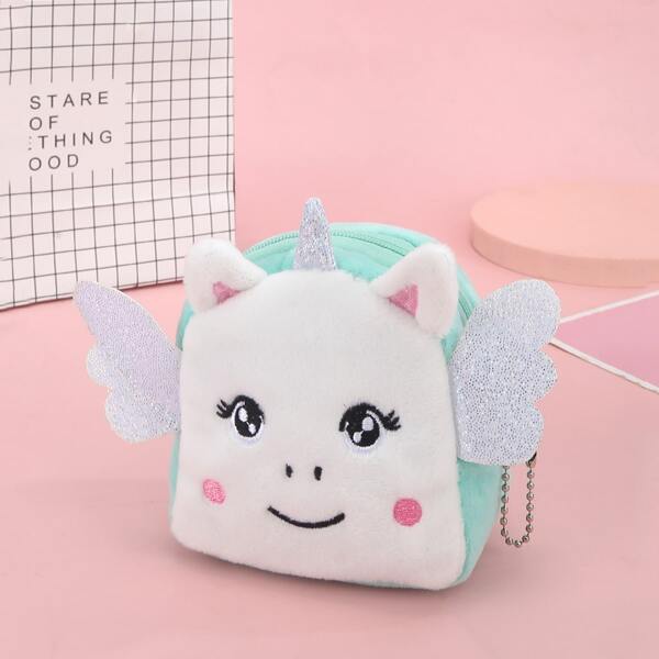 

Girls Cartoon Decor Small Wallets, Green