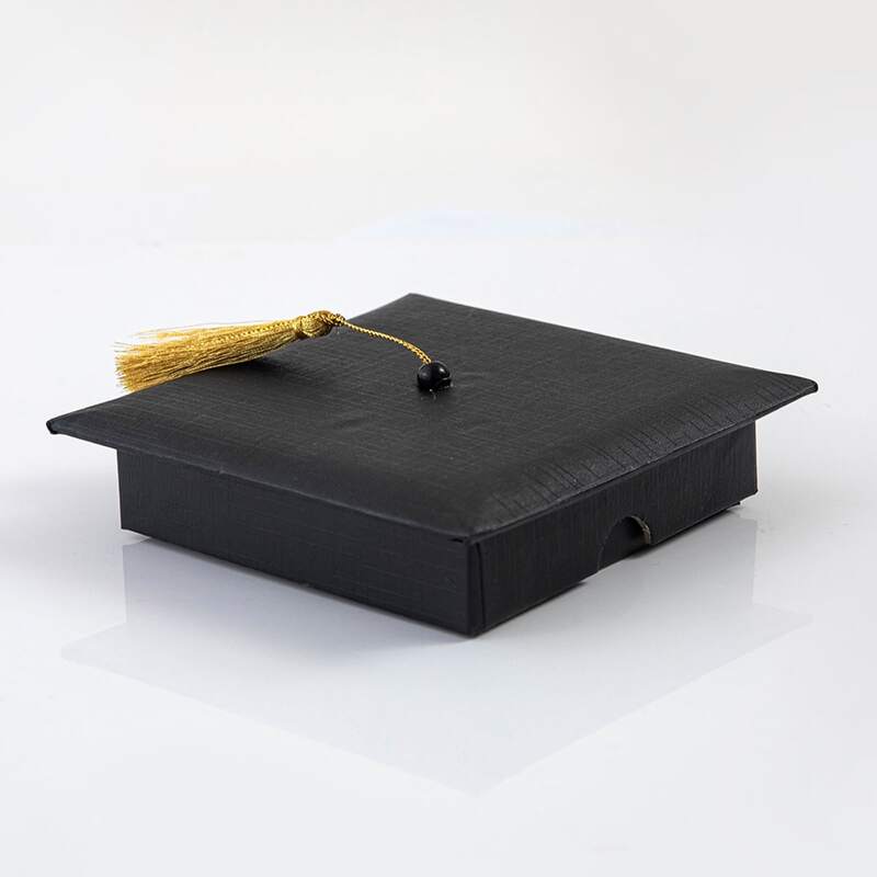 

1set Bachelor Cap Gift Box, Black