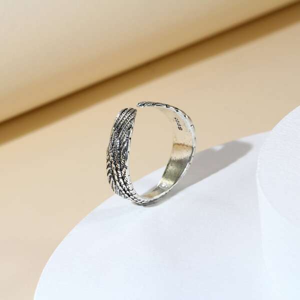 

Vintage Cuff Ring, Antique silver