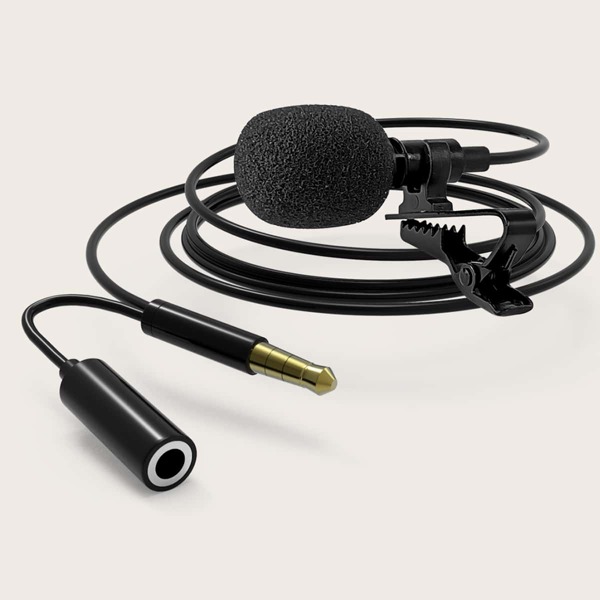 

3.5MM Lavalier Mobile Microphone, Black