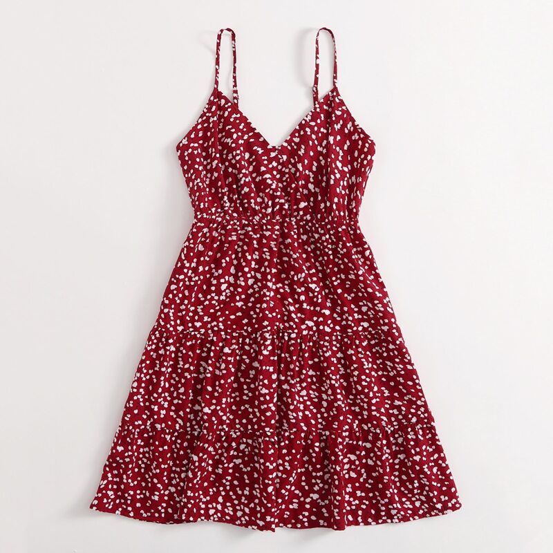 

Ditsy Floral Cami Dress, Burgundy