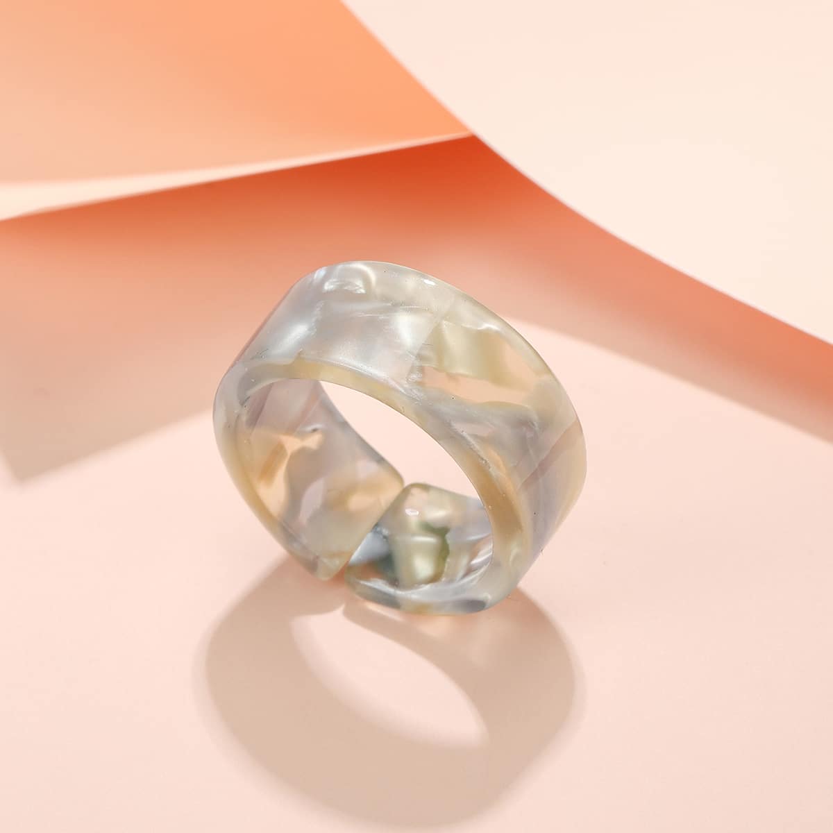 

1pc Hollow Out Ring, Multicolor