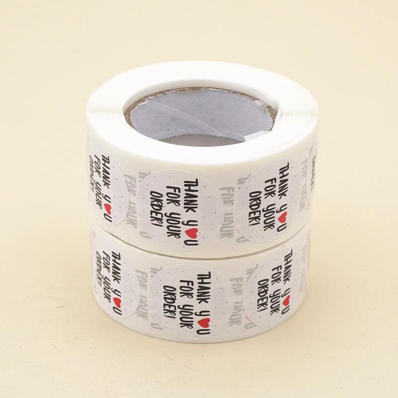 

2rolls 1000pcs Slogan Graphic Sealing Sticker, Multicolor