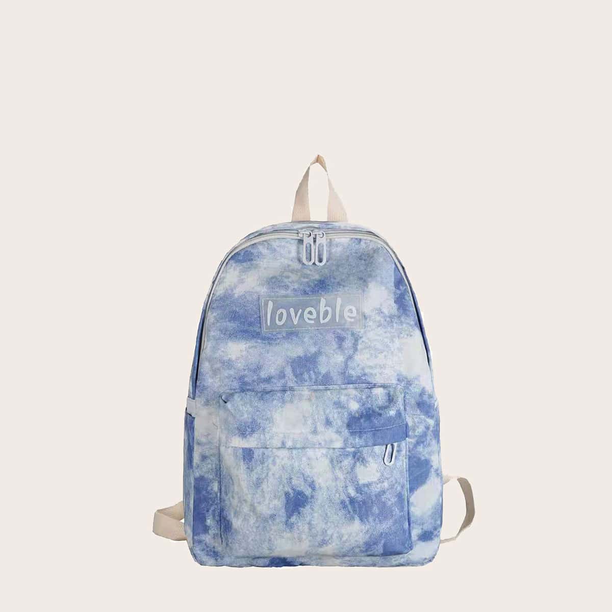 

Tie Dye Zip Backpack, Multicolor