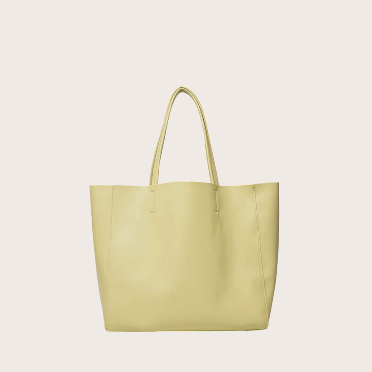 

Solid Tote Bag, Yellow