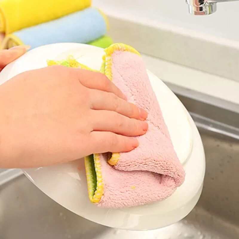 

2pcs Random Cleaning Rag, Multicolor