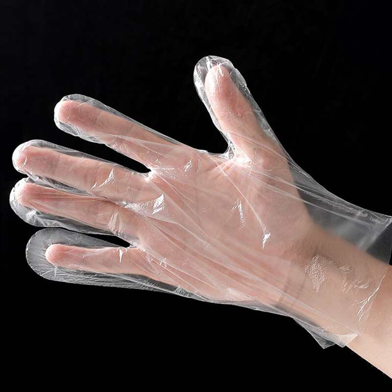 

1pack Disposable Clear Gloves
