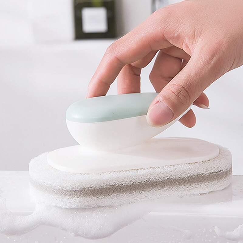 

1pc Random Handheld Cleaning Sponge, Multicolor