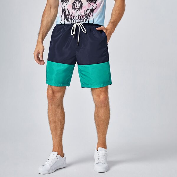 

Men Color Block Shorts, Multicolor