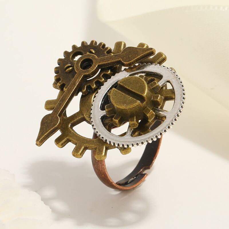 

Guys Gear Design Ring, Multicolor
