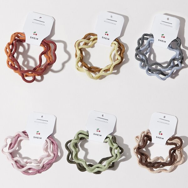 

SHEIN Random Color Hair Tie, Multicolor