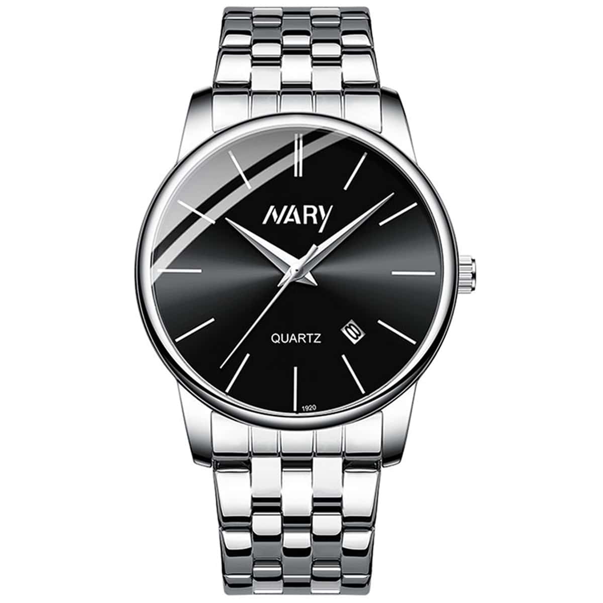 

Men Round Pointer Date Quartz Watch