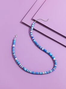 Women Beaded Casual Necklace, Suitable For Daily Wear - Multicolor - View 2