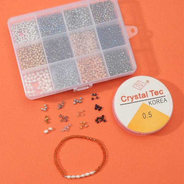 

1box Bead DIY Jewelry Accessory Set, Multicolor