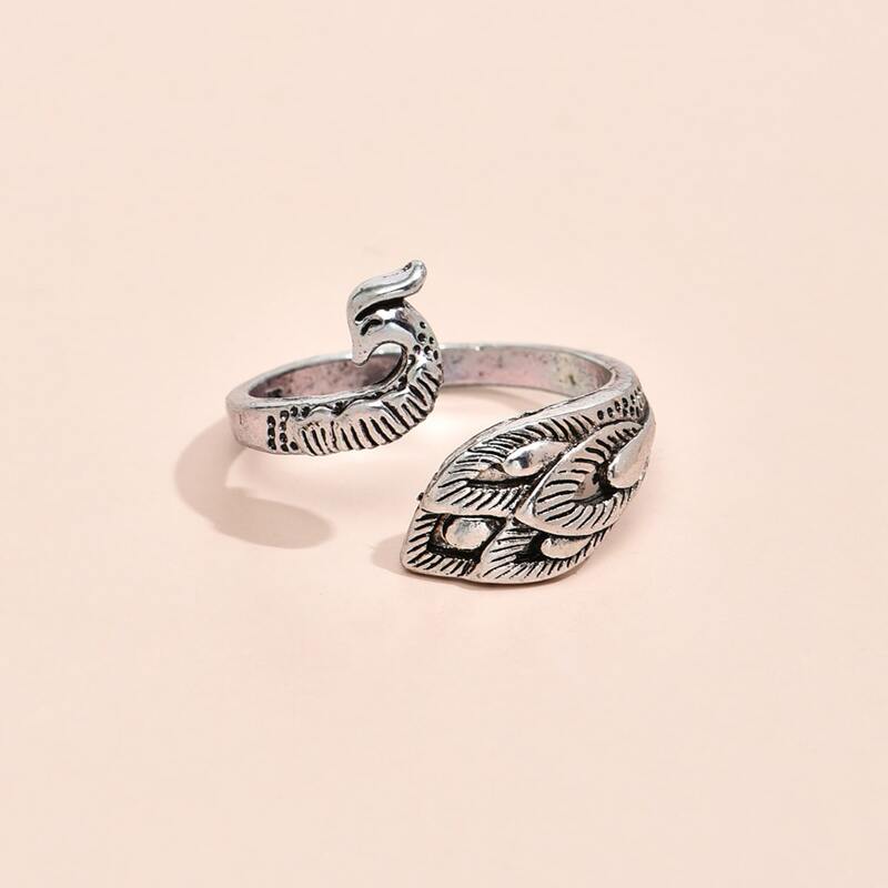 

Vintage Cuff Ring, Antique silver