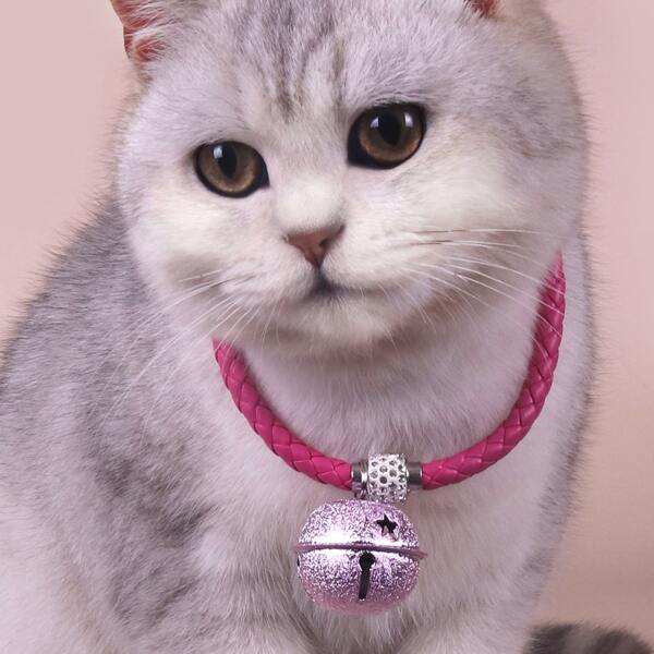 

Bell Pendant Pet Necklace, Red