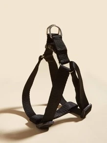 Solid Color Pet Carrier Harness For Daily Outings - Black - View 2