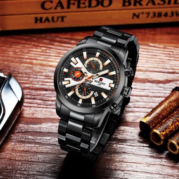 

Men Triple Dial Date Quartz Watch