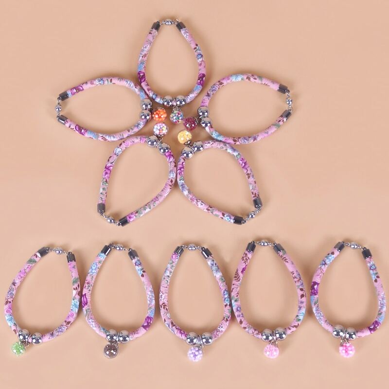 

1pc Random Color Pendant Pet Necklace, Multicolor