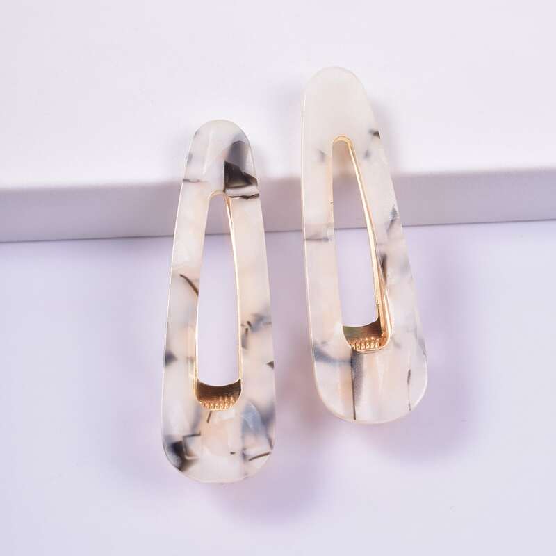 

2pcs Alligator Hair Clip, Multicolor