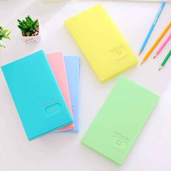 

1pc Slogan Graphic Random Card Holder, Multicolor