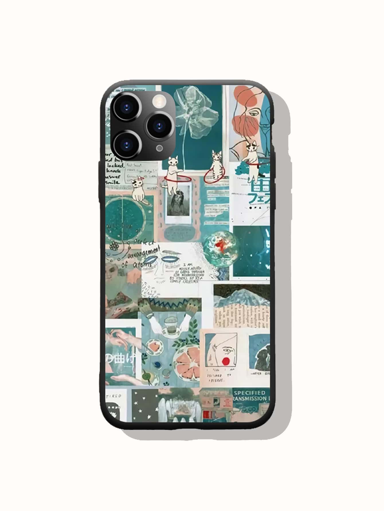 Vỏ điện thoại cắt dán thẩm mỹ - Nhiều màu - Xem 1