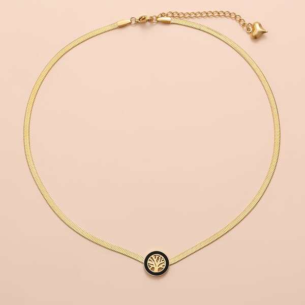 

Tree Decor Necklace, Gold