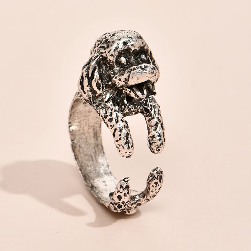

Vintage Cuff Ring, Antique silver