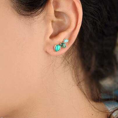 Turquoise Decor Earrings