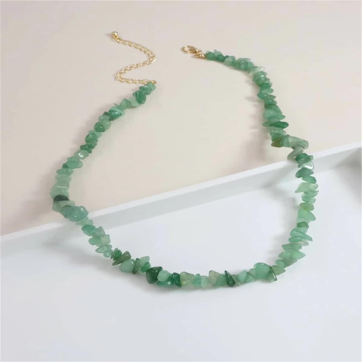 

Stone Beaded Necklace, Green