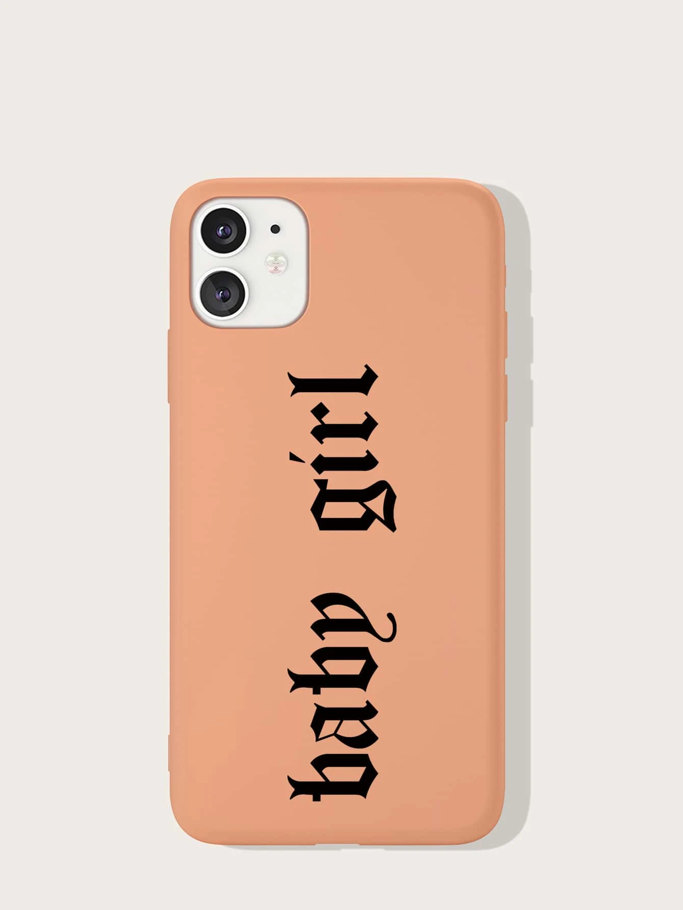 Shell Phone Case - Coral Orange - View 1