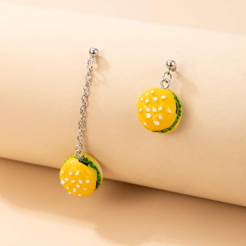 

Hamburger Drop Earrings, Multicolor