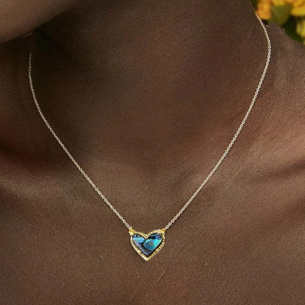 

Heart Charm Necklace, Gold