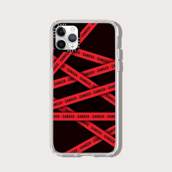 

Letter Graphic Phone Case, Multicolor