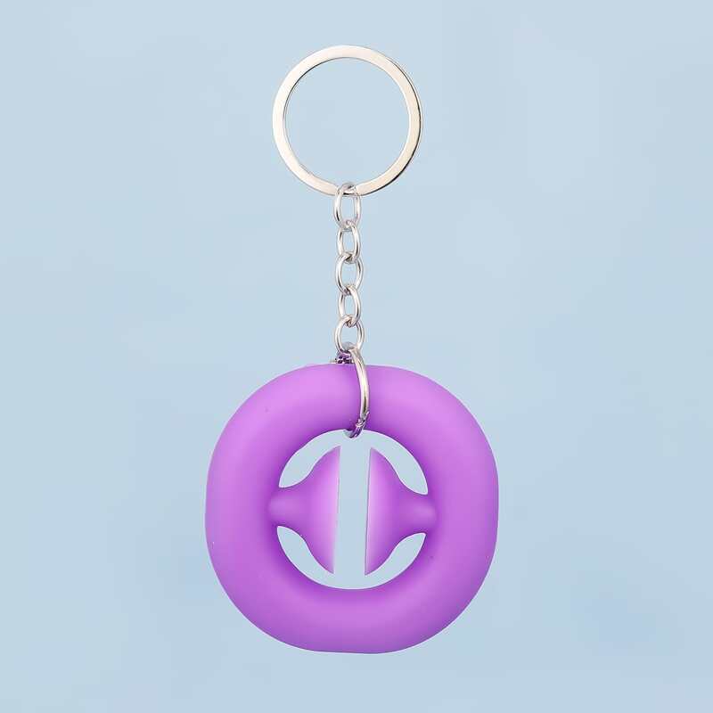 

Guys Relieving Stress Keychain, Purple