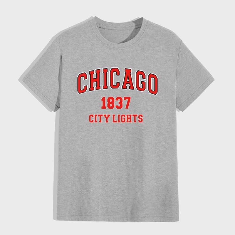 

Guys Letter Tee, Grey