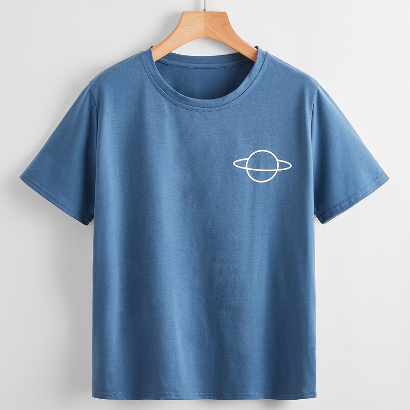 

Planet Graphic Tee, Blue