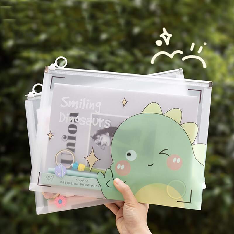 

1pc Cartoon Graphic Random File Pocket, Multicolor